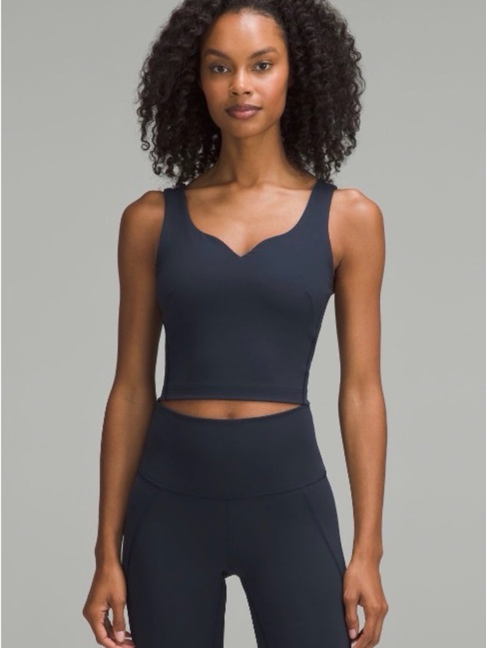 Lululemon Wunder Train Sweetheart Tank - Medium Support / True Navy